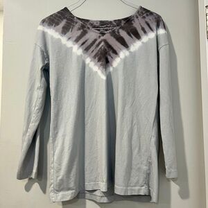 J. Jill Pure Jill Tie-Dye Tunic Soft & Relaxed 100% Cotton Tee size Small